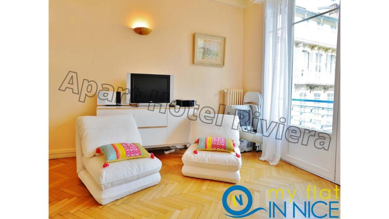 Aparthotel Riviera - Hyper Centre Ville - Studio Superieur Ac Avec Balcon Et Apercu Mer - Balcon Massenet 1 Nice Bagian luar foto