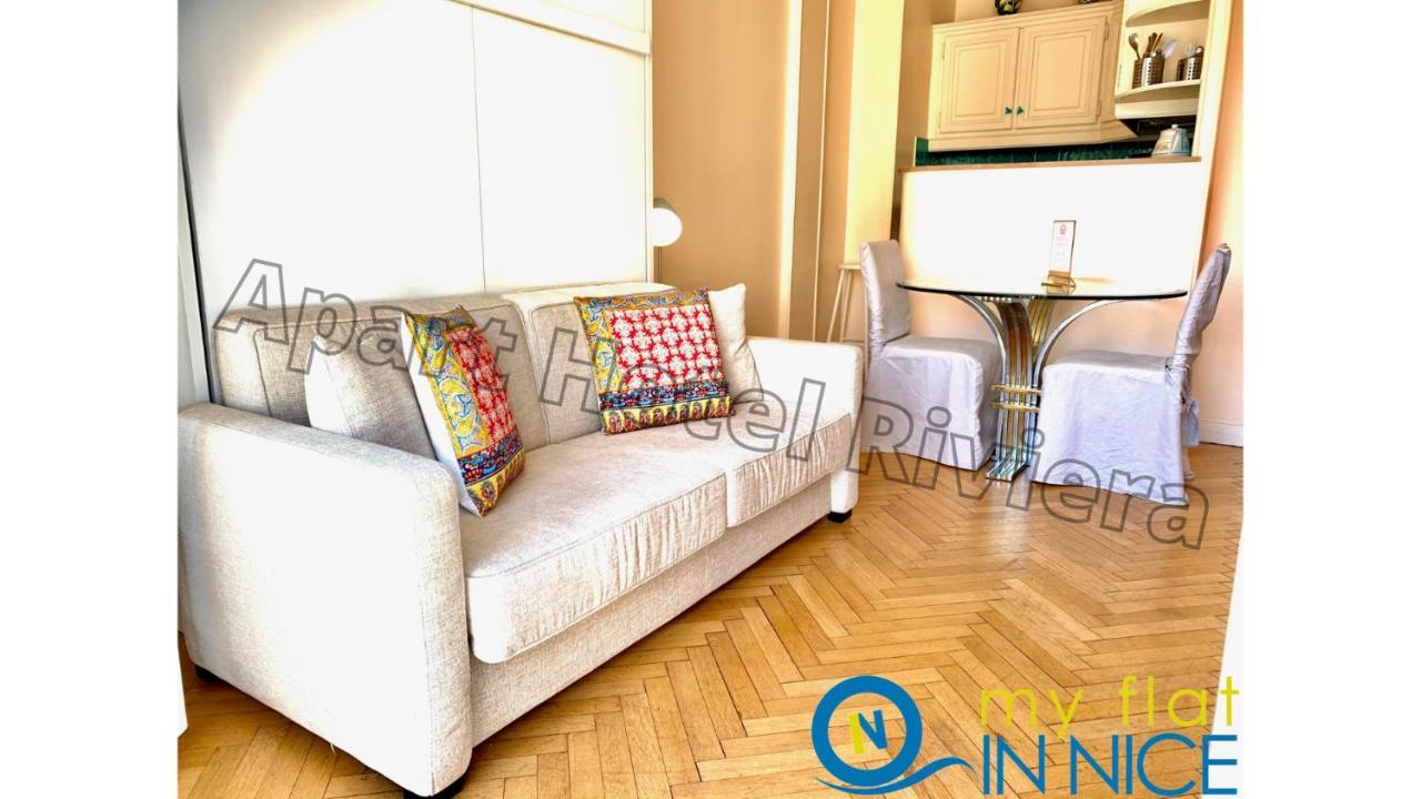 Aparthotel Riviera - Hyper Centre Ville - Studio Superieur Ac Avec Balcon Et Apercu Mer - Balcon Massenet 1 Nice Bagian luar foto