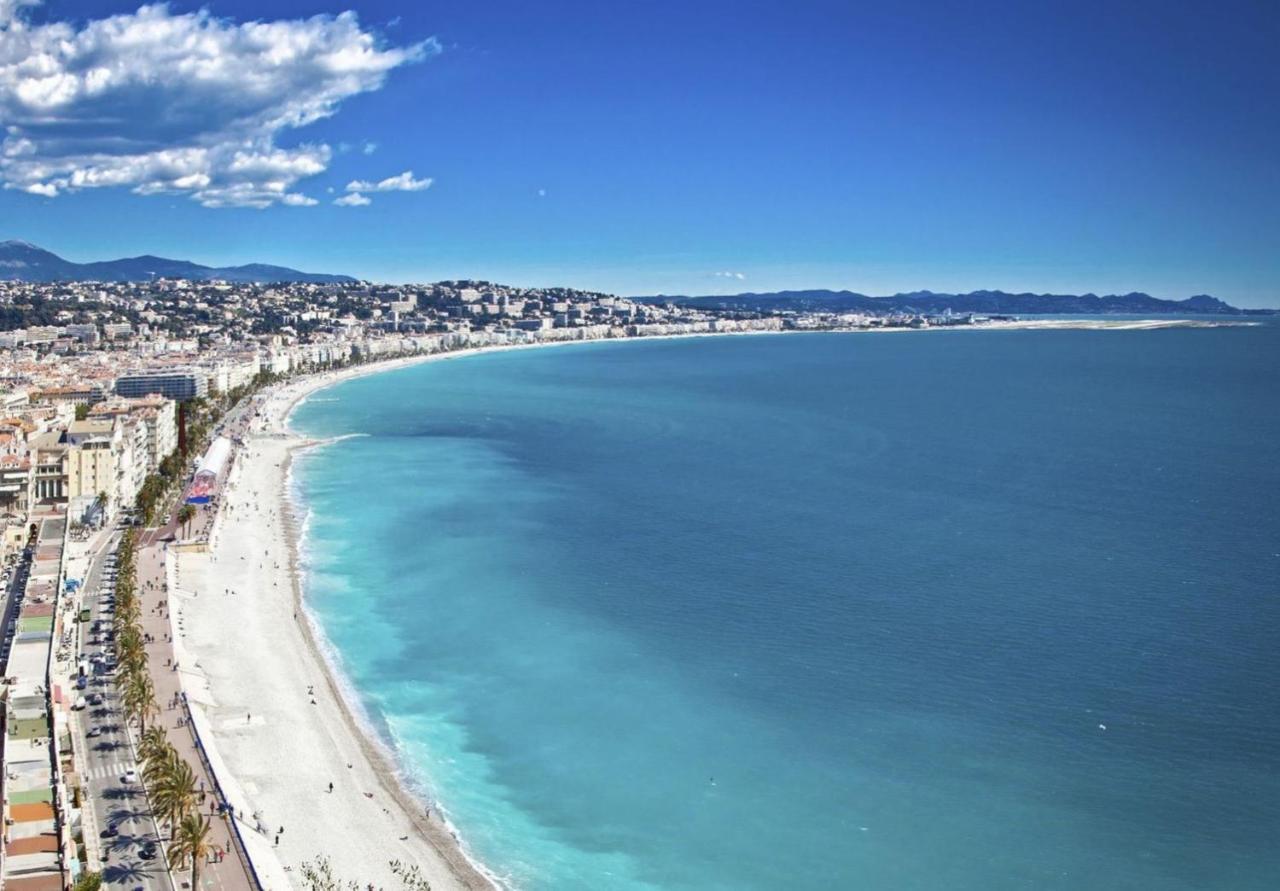 Aparthotel Riviera - Hyper Centre Ville - Studio Superieur Ac Avec Balcon Et Apercu Mer - Balcon Massenet 1 Nice Bagian luar foto