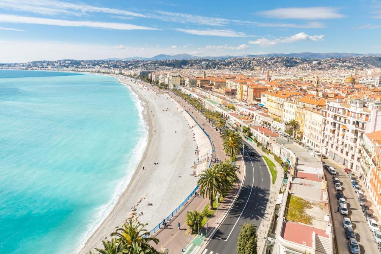 Aparthotel Riviera - Hyper Centre Ville - Studio Superieur Ac Avec Balcon Et Apercu Mer - Balcon Massenet 1 Nice Bagian luar foto